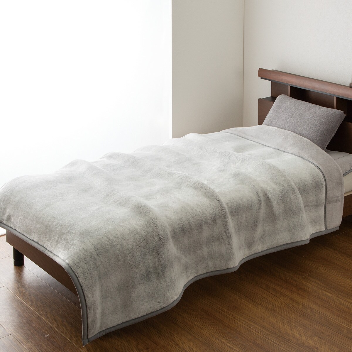 極厚アクリル毛布 シングル(アクリル GY S A2314) | ニトリの