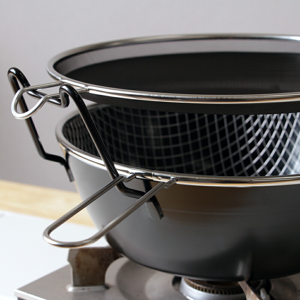 楽天市場】【レビュー特典付き】ラバーゼ 揚げ鍋 22cm 3点セット 鉄鍋