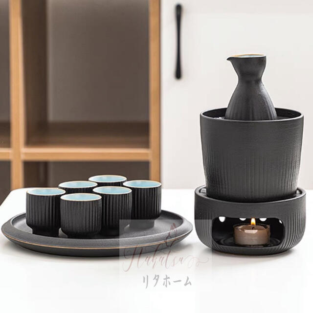 楽天市場】A007098酒 熱燗 徳利 10点セット おちょこ オシャレ