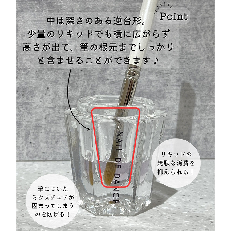 NAIL DE DANCE ダッペンディッシュ フロスト | Nail Labo Online Shop