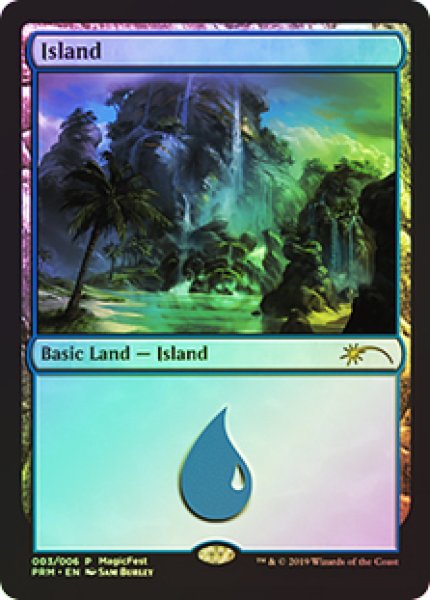 MTG プロモーションカード 【MTG/Magic Fest】※Foil※《島/Island》【PR】