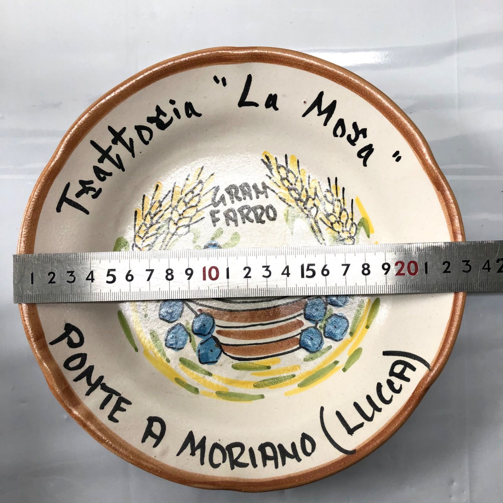 ブオンリコルド イタリア製絵皿 BUON RICORDO イタリア 絵皿 1988 美食