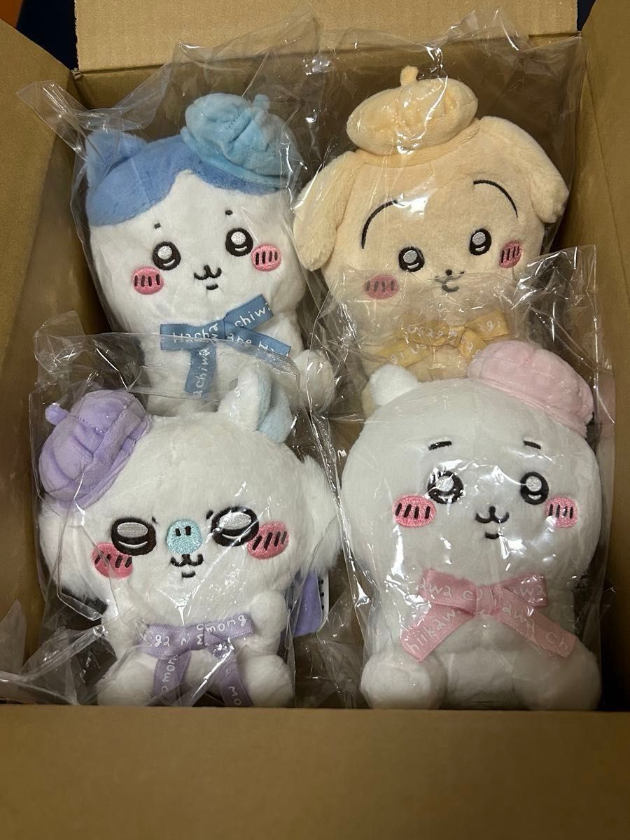 ちいかわ 東京みやげ お座りぬいぐるみ4点&ハチワレショッパー付き