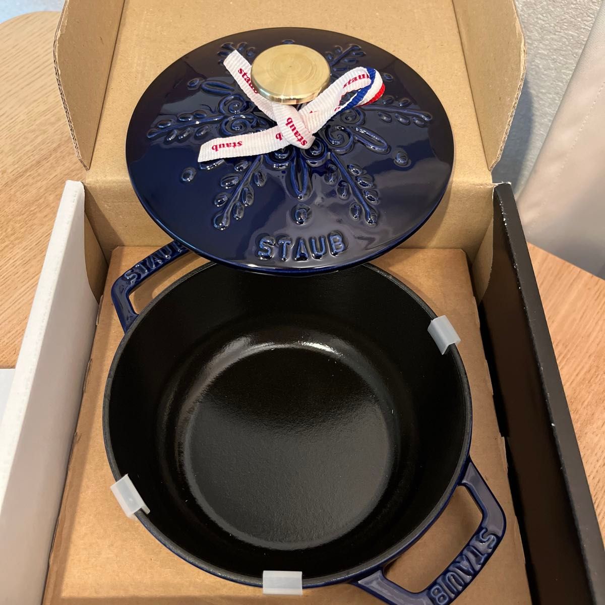 希少】staub Wa-NABE S スノーフレーク グランブルー ワナベ｜Yahoo