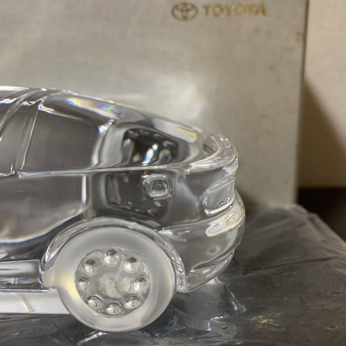 新品 非売品 トヨタ セラ HOYA ガラス クリスタルガラス オブジェ 置物