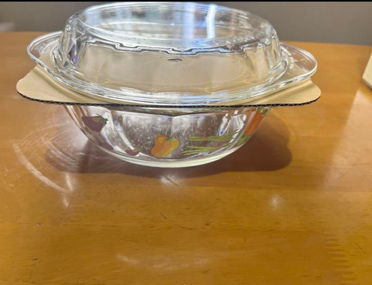 パイレックスキャセロール耐熱容器 岩城ガラス made in Japanカラフル