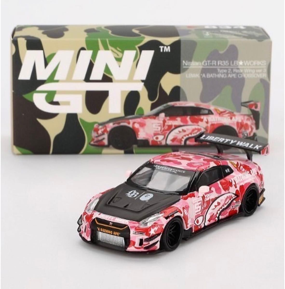 MINI GT 6台セット BAPE LIBERTY WALK LBWK 東京オートサロン 新品 未