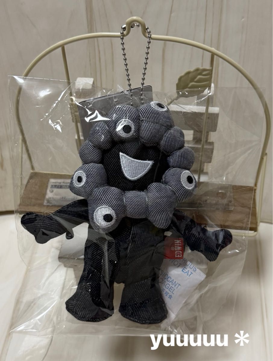 万博 ミャクミャク EDWIN エドウィン 全身 マスコット ぬいぐるみ 新品
