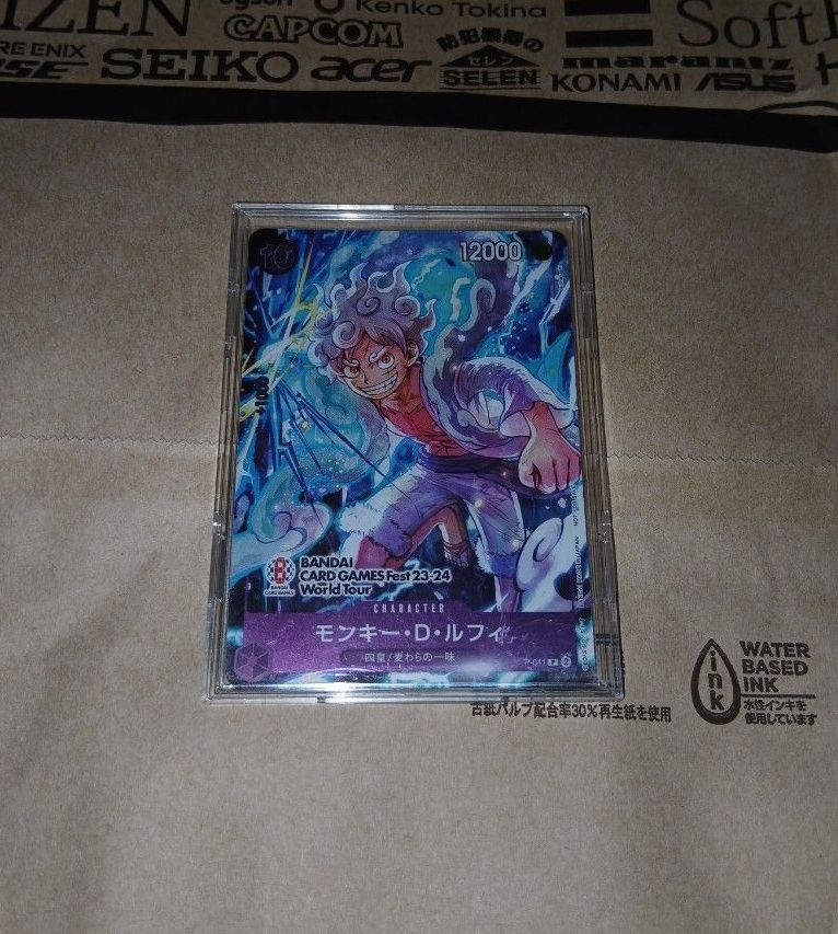 ワンピースカード モンキー・D・ルフィ P-041 プロモ BANDAI CARD
