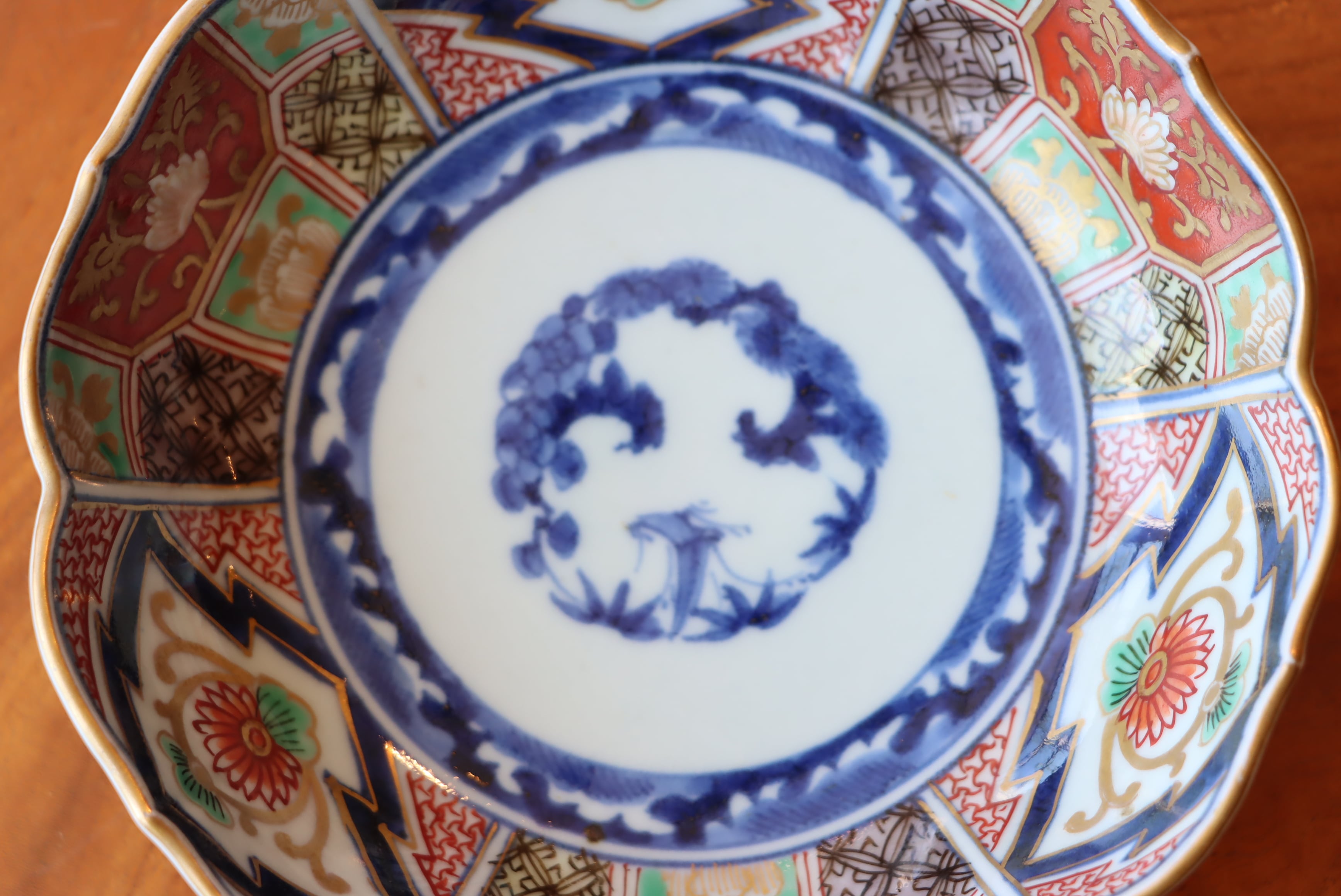 膾皿 古伊万里 色絵 花松竹梅文 | (有)新原美術