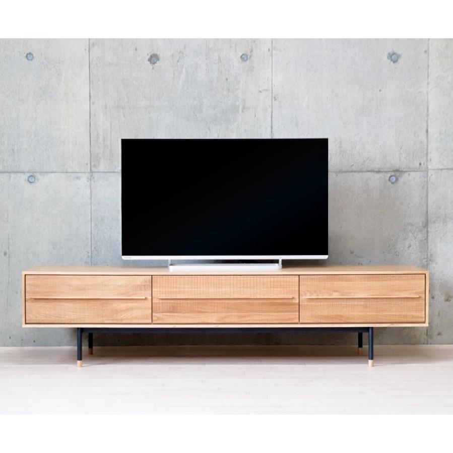 テレビボード 150 オーク テレビ台 無垢材 ローボード 天然木 木製
