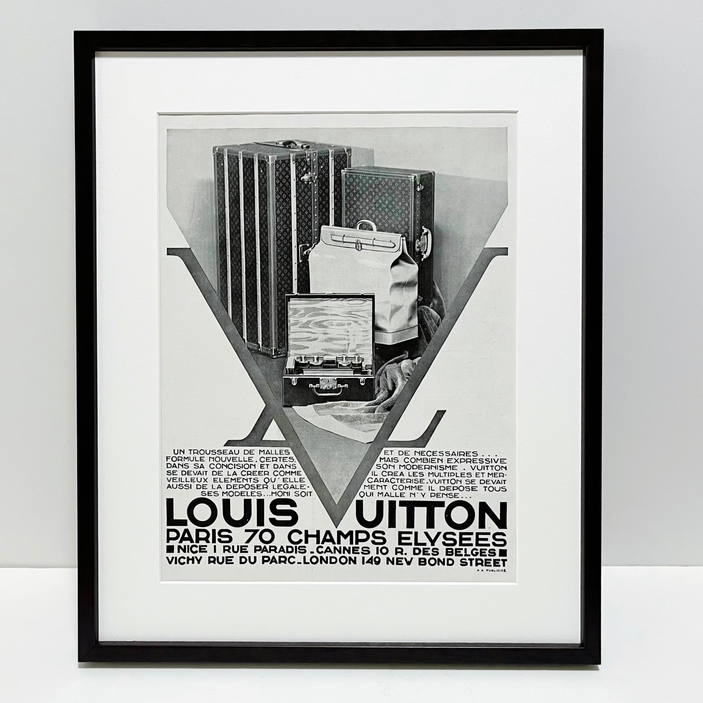 再入荷！1931 広告＞ Louis Vuitton ルイ・ヴィトン ポスター