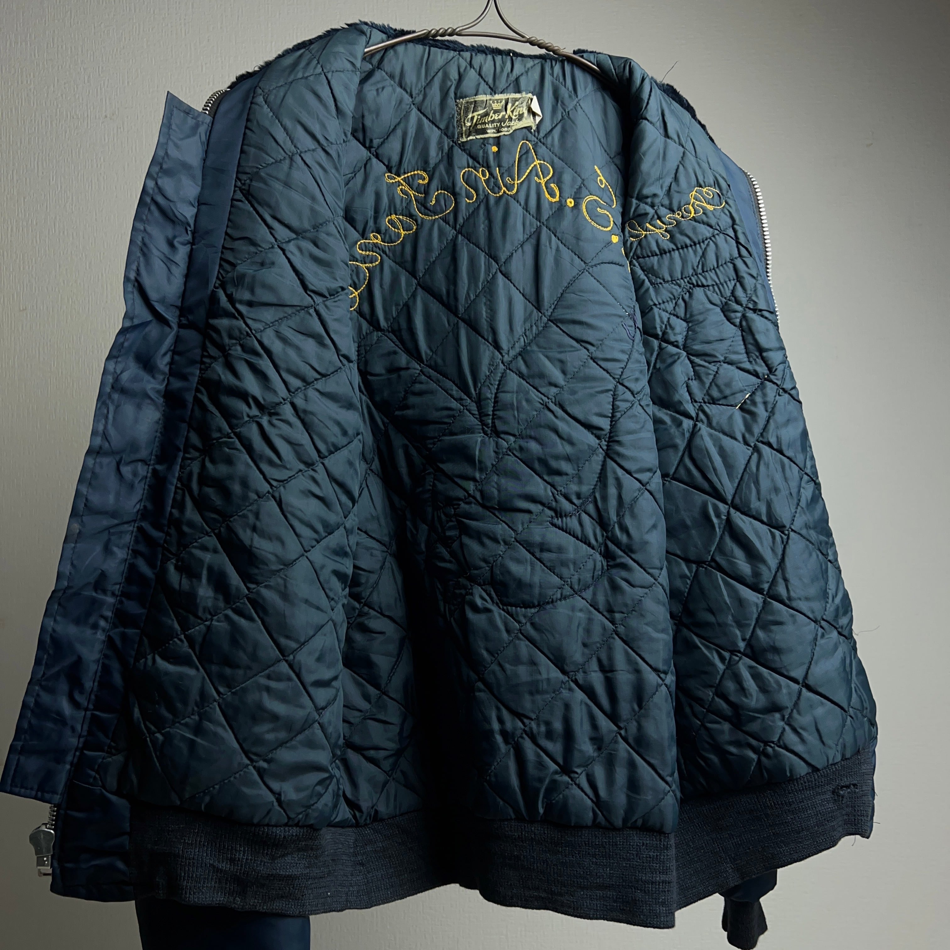 70's~80's “Timber King” U.S.AIR FORCE B-15 TYPE Flight Jacket