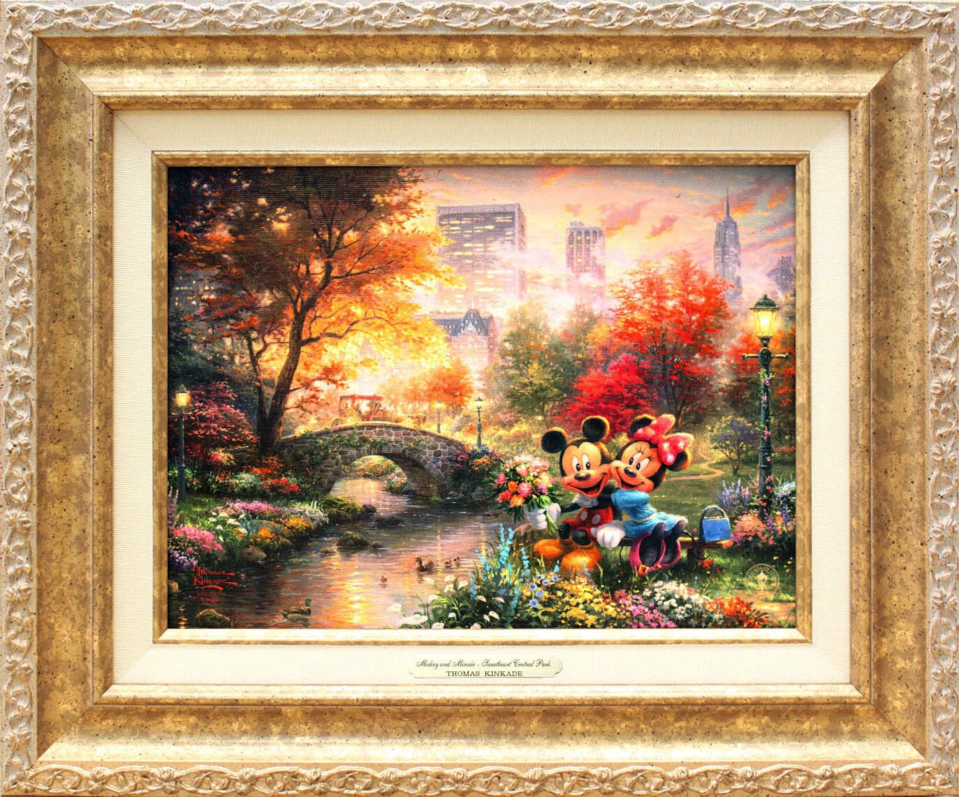 ディズニー絵画 ミッキー&ミニー/スウィートハート セントラルパーク