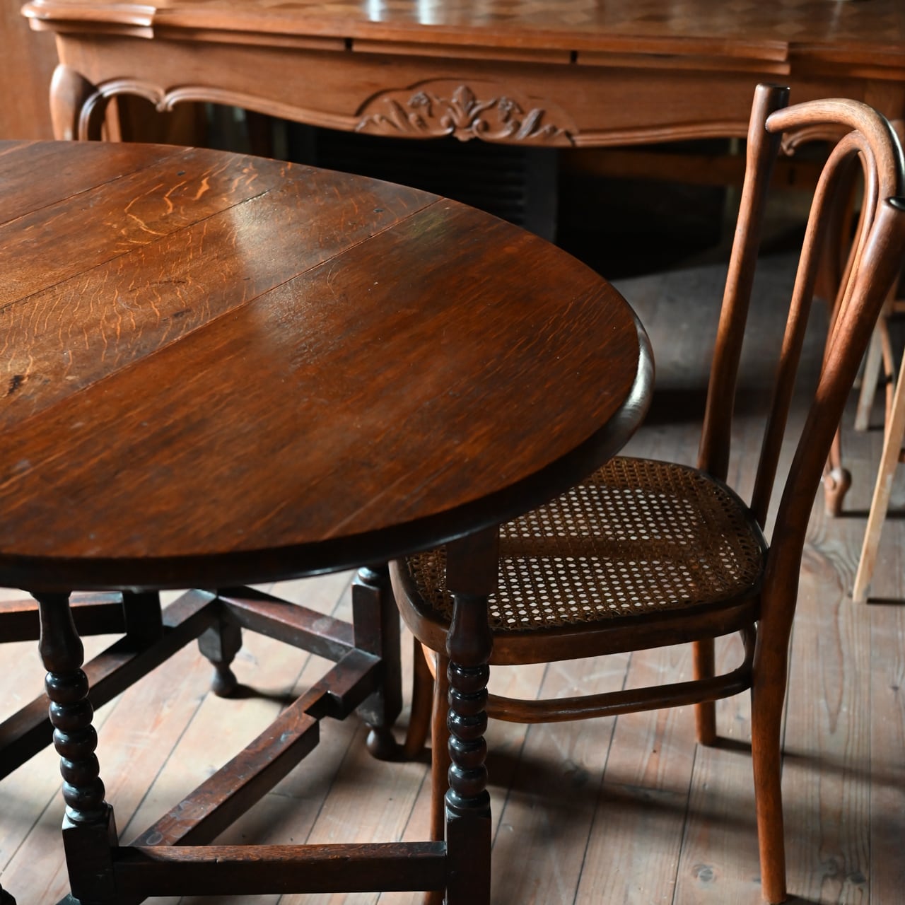 Gate Leg Table / ゲートレッグテーブル 〈ダイニングテーブル・ティー