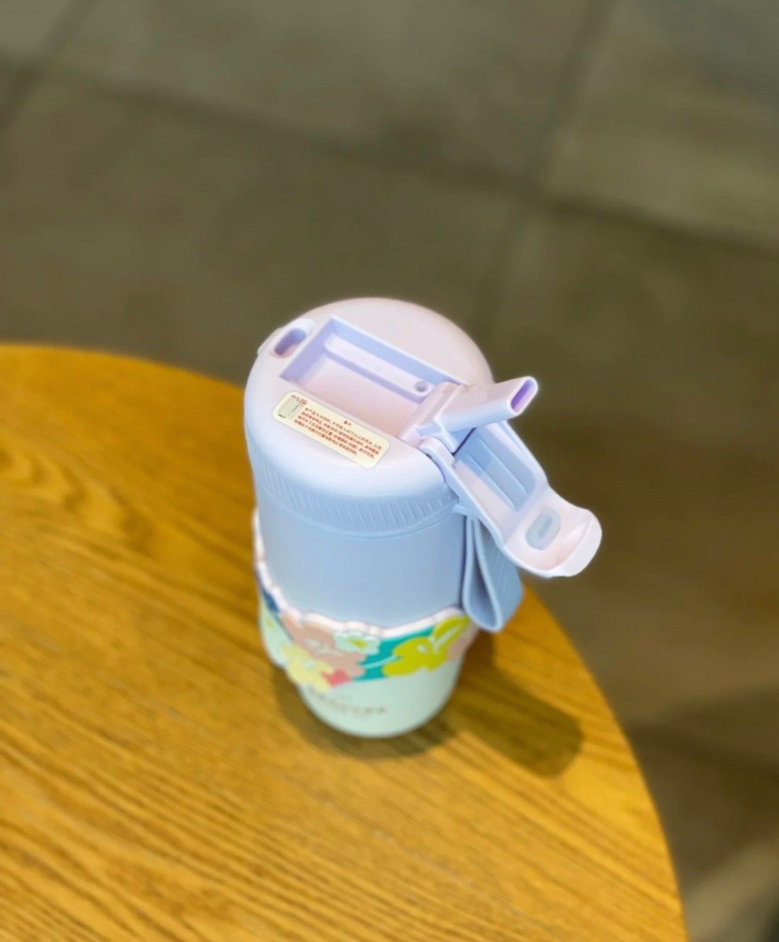 スターバックス 中国海外限定ラベンダー猫ステンレスタンブラー