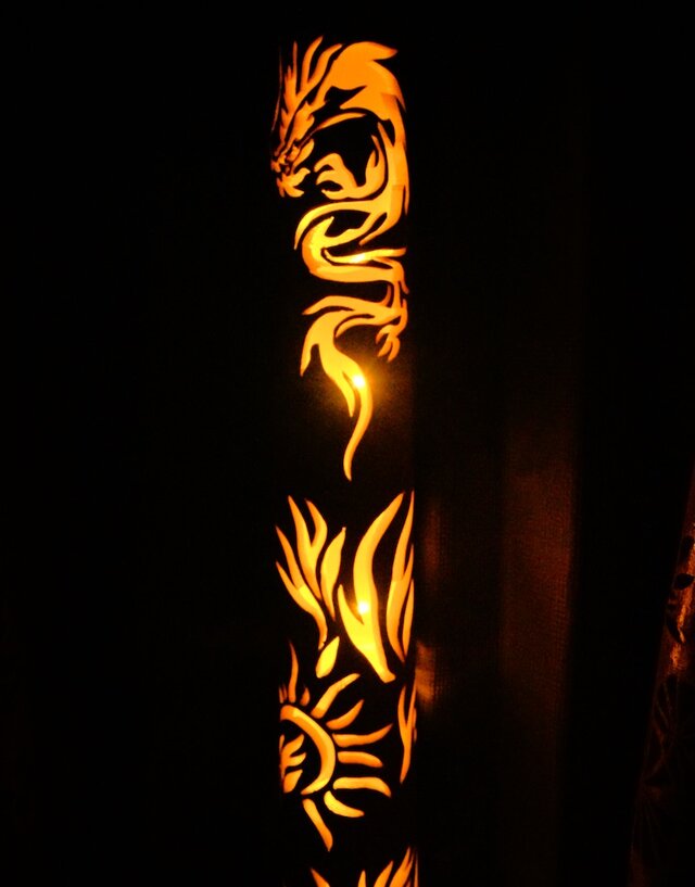竹灯り〜龍炎〜竹灯籠 孟宗竹 | iichi 日々の暮らしを心地よくする