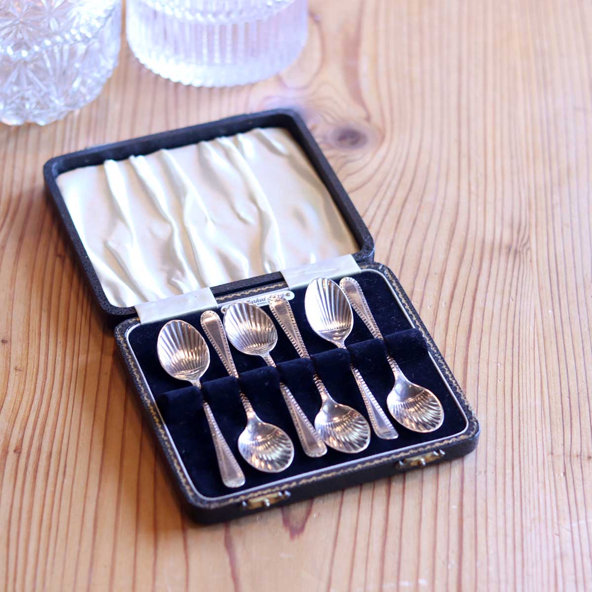 英国アンティーク シルバーティースプーン 6本セット スターリング