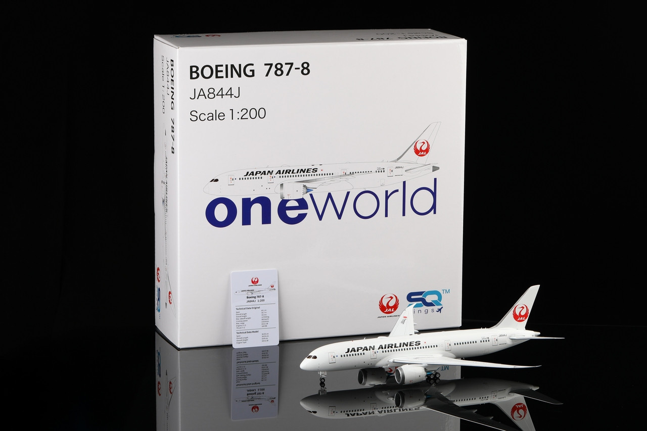SQ Wings JAL Boeing 787-8 JA844J L2025 Scale 1:200