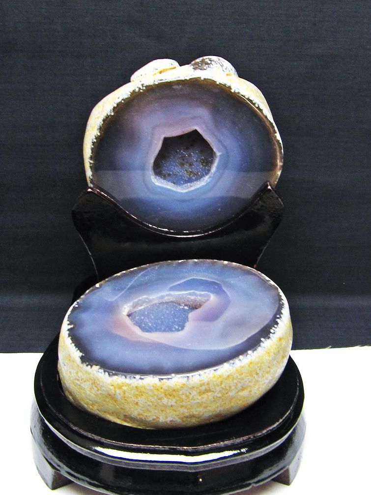 2.4Kgペア水晶トレジャーメノウ[T604-7176]