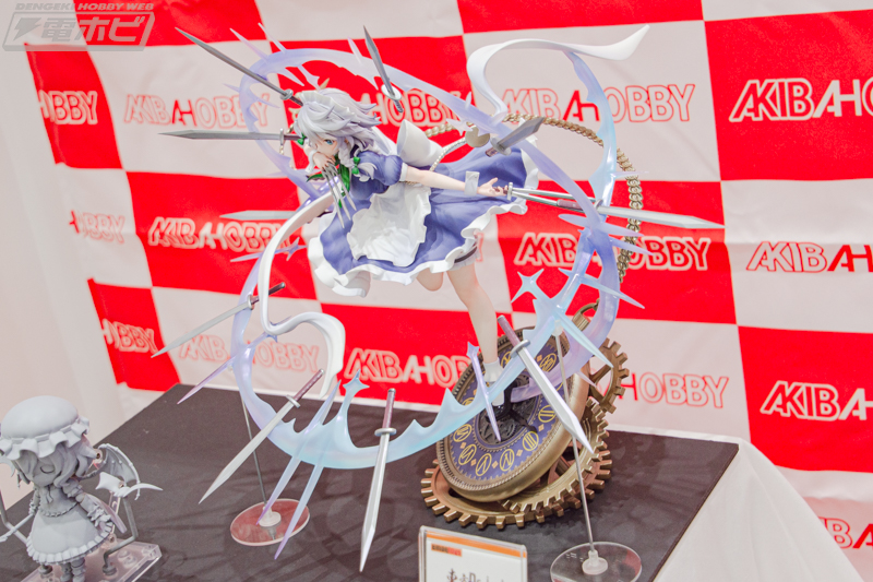 東方Project』十六夜咲夜のスケールフィギュア彩色見本とレミリア