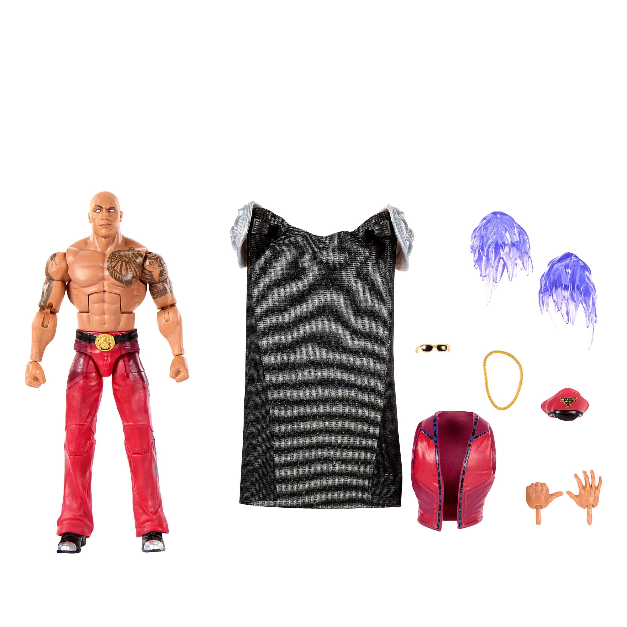 WWE x Street Fighter The Rock Final Boss Action Figure