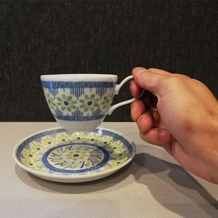 ポタリーフィールド コーヒー碗皿 4客揃
