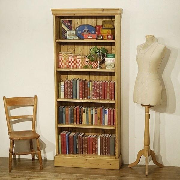 英国イギリスアンティーク家具 オープンブックケース 書棚 ブック