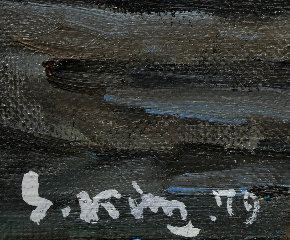 木村捷司「白い家（チュニス・チュニジア共和国首都）【画集掲載作品