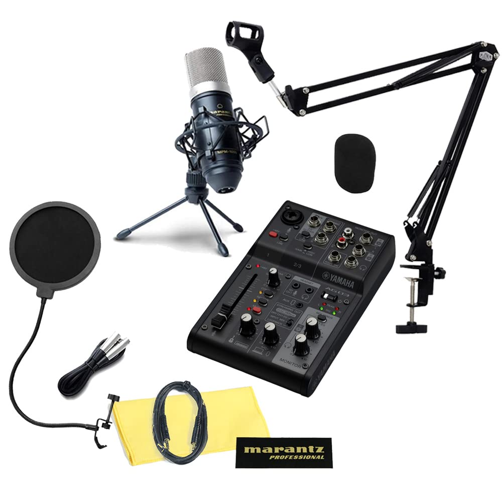 Amazon.co.jp: YAMAHA AG03MK2 配信セット アームスタンド ポップ