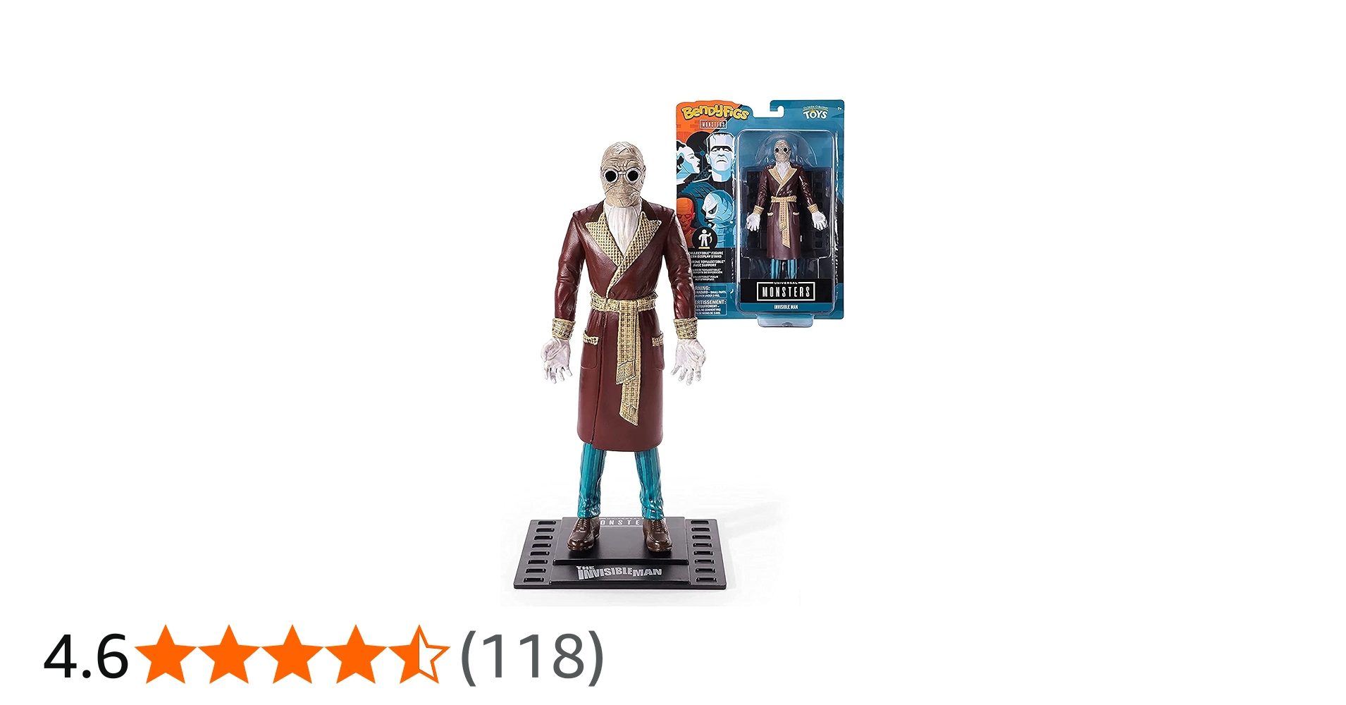 Amazon.co.jp: BendyFigs ユニバーサルモンスター インビジブルマン