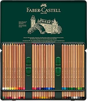 Amazon.com: Faber-Castell Pitt® Pastel Pencils - Tin of 60