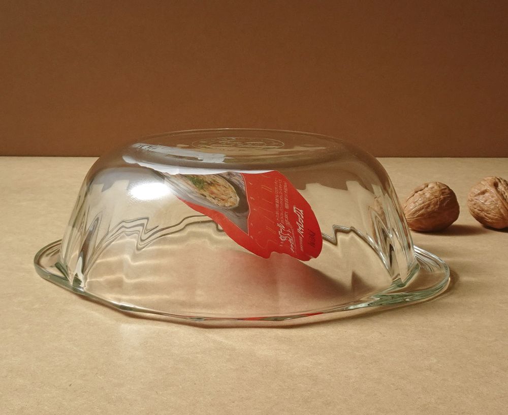 SHOP偶然と必然の間 パイレックス 耐熱 鍋ぶた型キャセロール 中 日本製