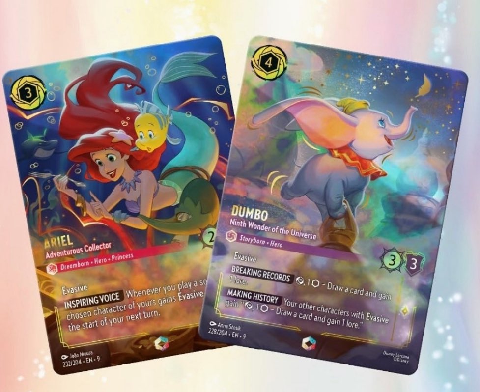 ロルカナ新カード #Lorcana #ロルカナ 再録カードも新規エンチャン