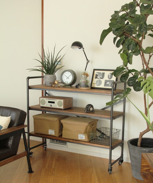 幅120cm］3レイヤーシェルフ/クラフトマンシリーズ【大型家具