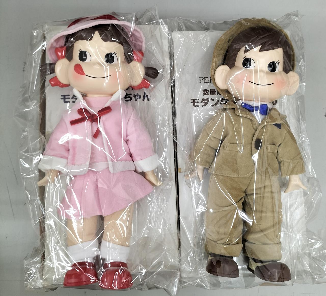不二家|モダンなペコちゃん、ポコちゃん人形セット|HARDOFFオフモール