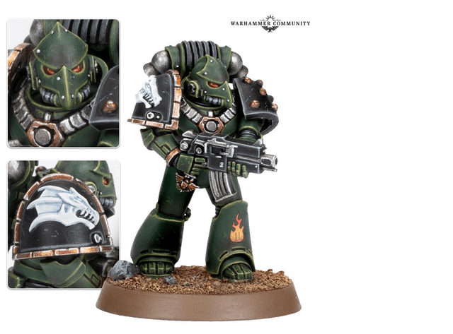 新しいサラマンダー30k軍団アップグレードスプルー : r/Warhammer40k