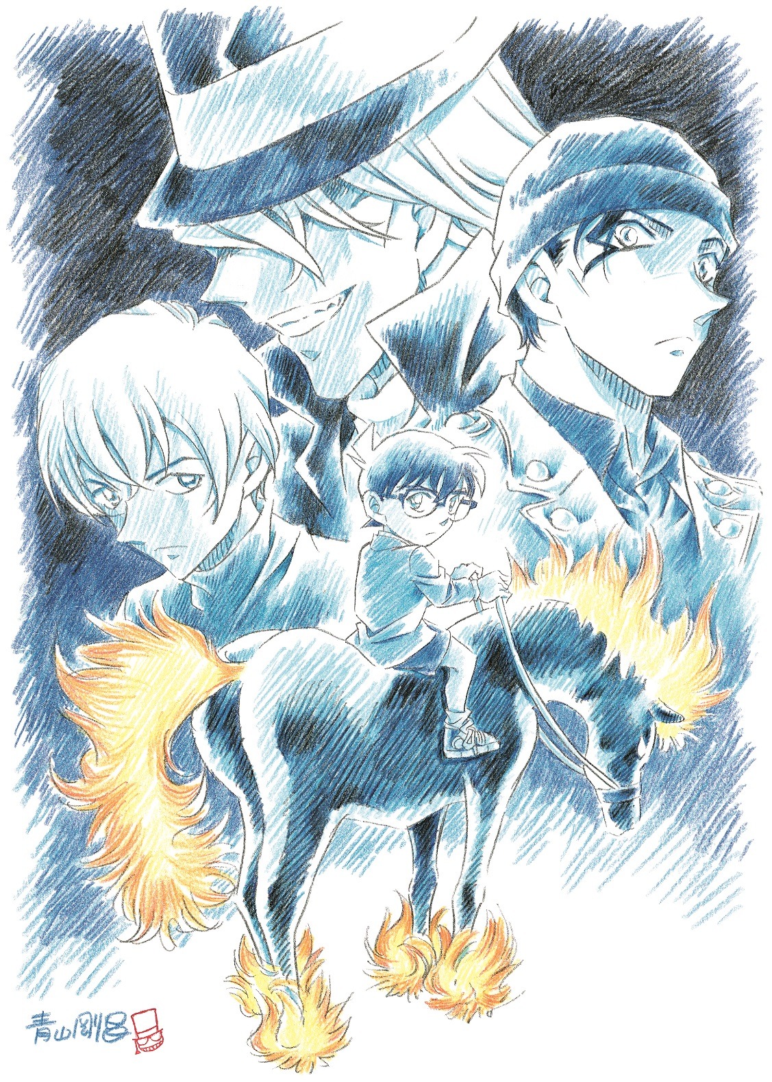 名探偵コナン』タイトルは“純黒の悪夢”に決定！描き下ろしビジュアルも
