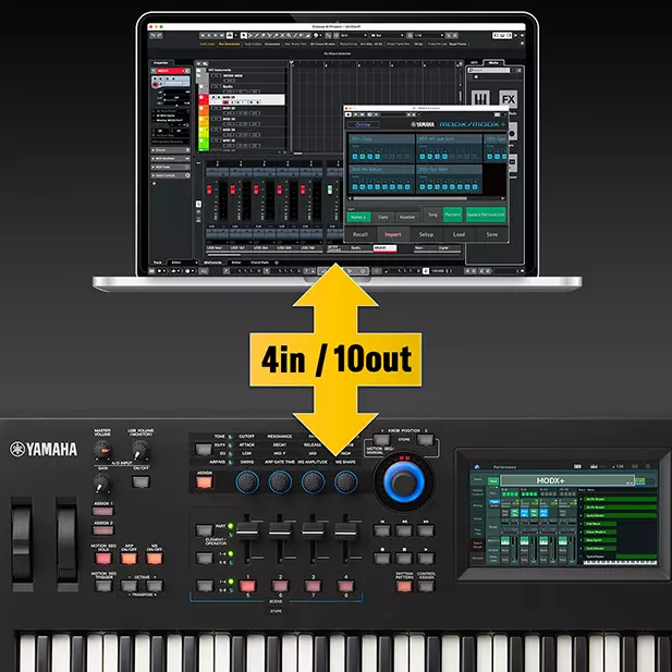 MODX6+ 61-Key Synthesizer - Yamaha USA
