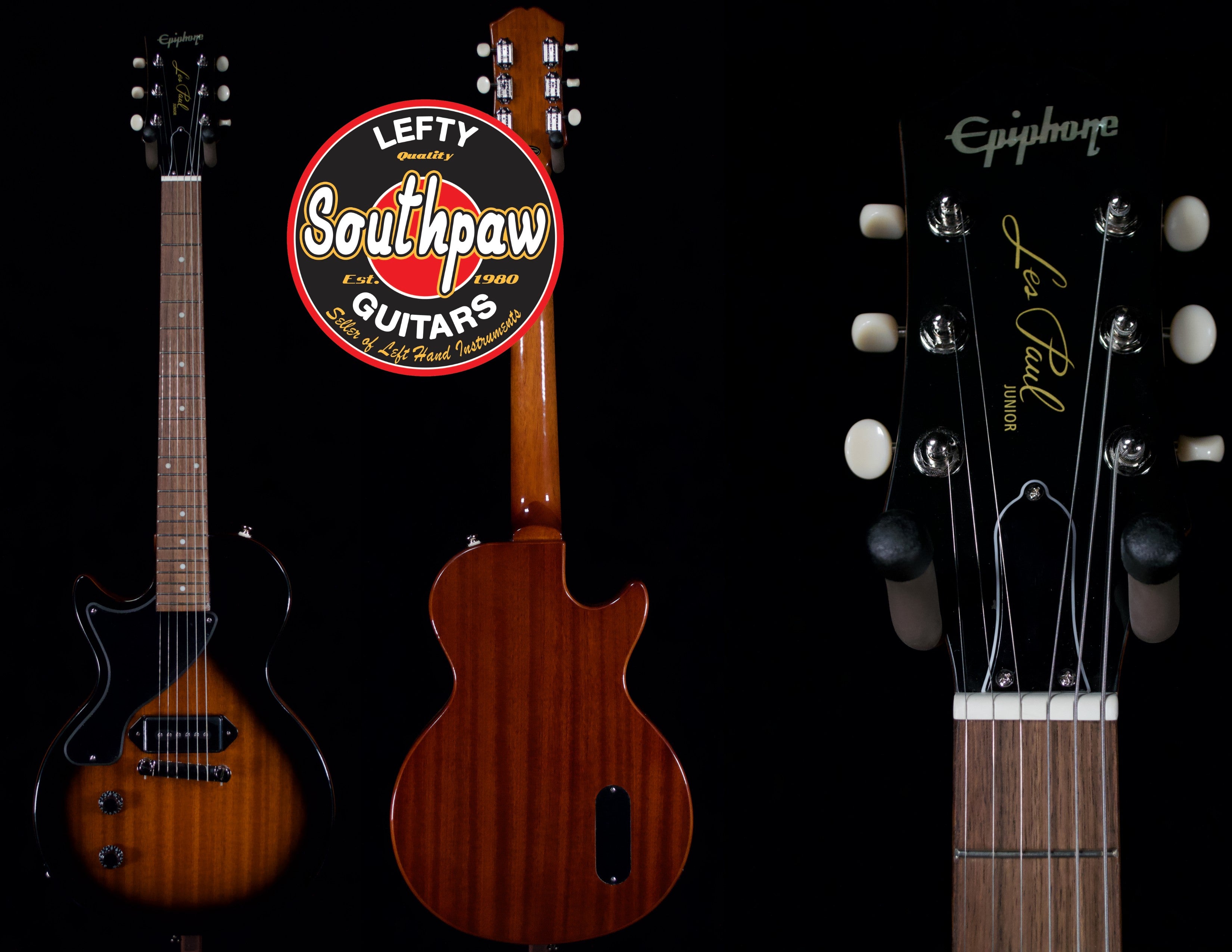 ✓ Epiphone Les Paul Junior Left Handed – Southpaw Guitars