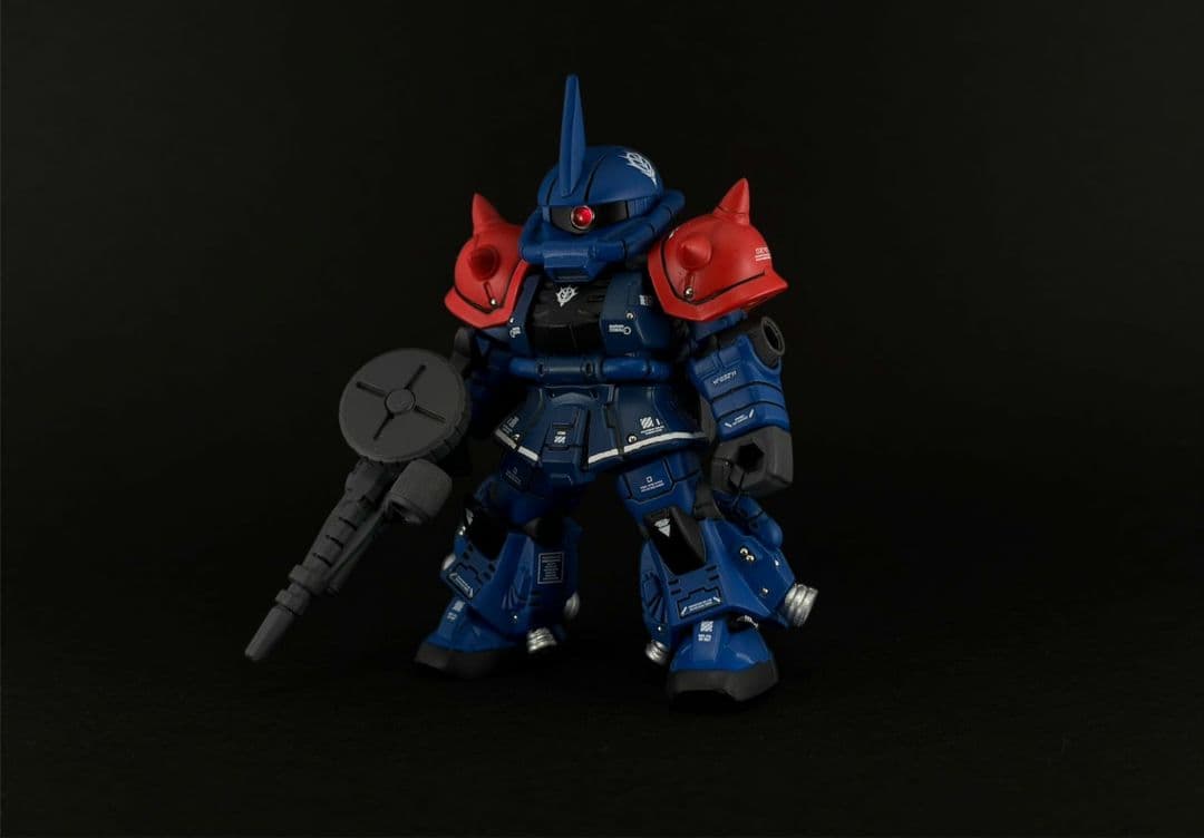 ぷ*。様 モビルスーツアンサンブル 高機動型ザクII(ニムバス専用機) 全塗装 MOBILE SUIT ENSEMBLE 12 高機動型ザクII(黒い三連星仕様) レビュー