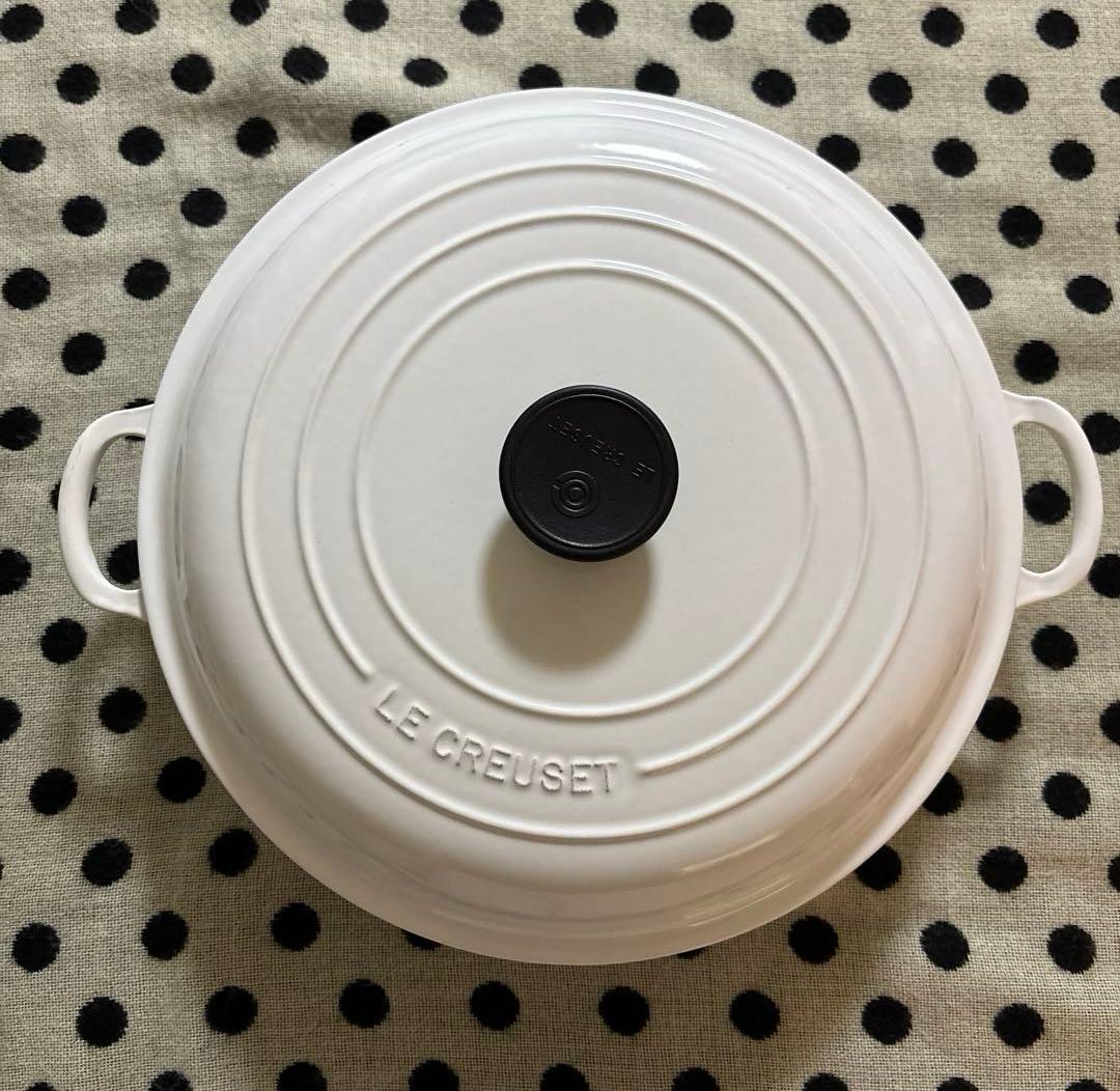 LE CREUSET ル・クルーゼ　ビュッフェキャセロール 浅鍋 30cm ル・クルーゼ Le Creuset ビュッフェ キャセロール 26cm オレンジ 2532