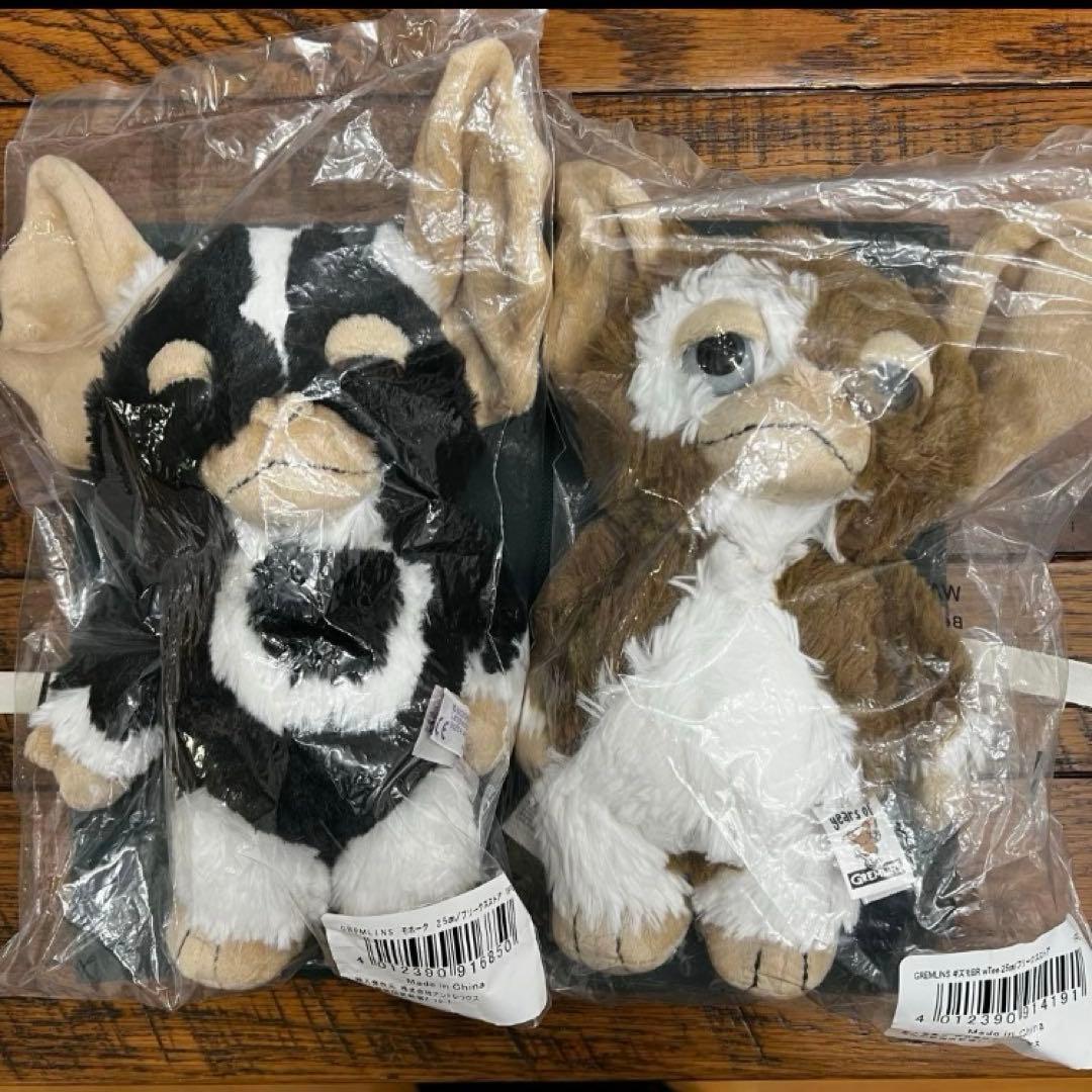 希少‼️別注グレムリンギズモモホーク40周年ぬいぐるみ 25cm 新品 2体セット 希少‼️別注グレムリンギズモモホーク40周年ぬいぐるみ 25cm 新品 2体