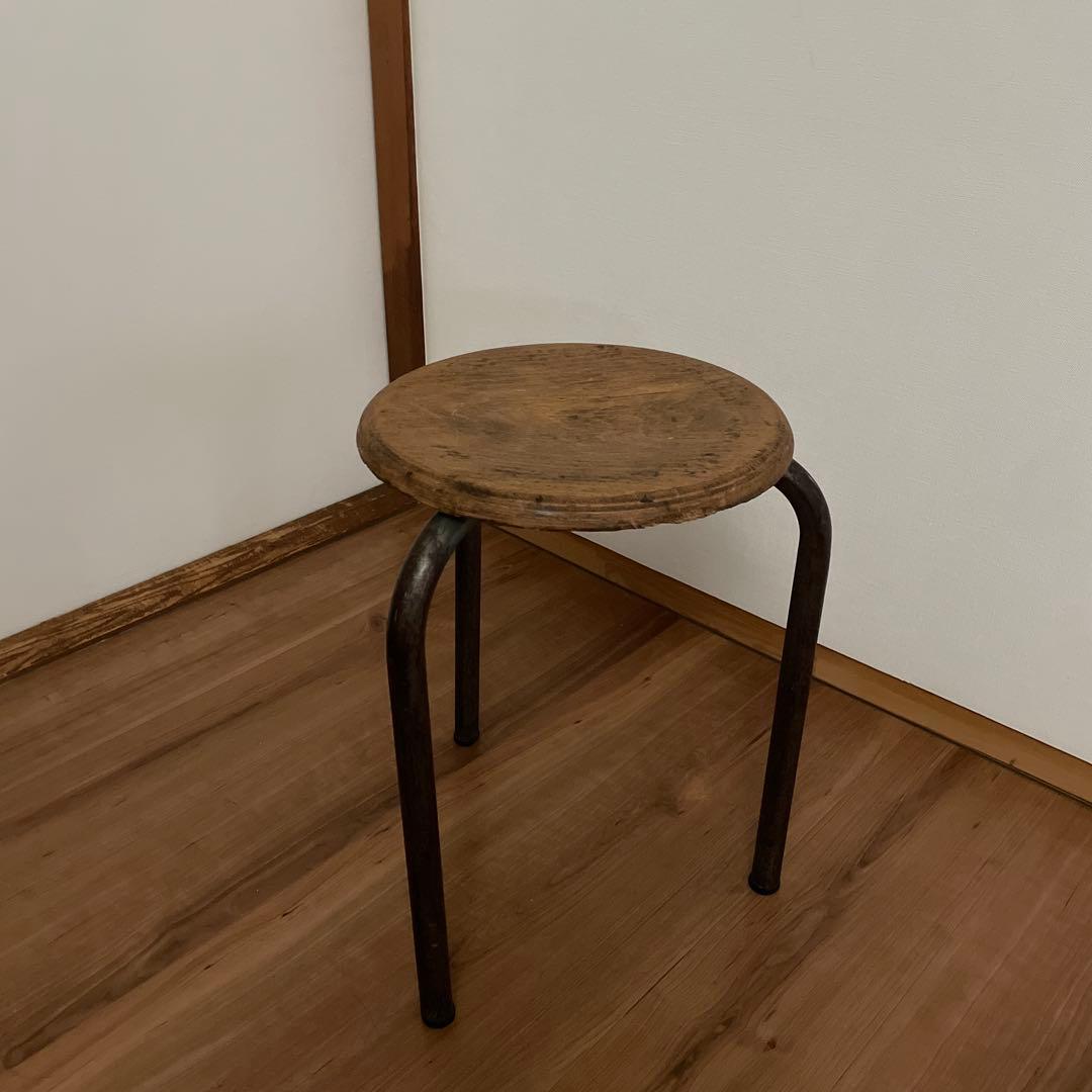ジャンプルーヴェ　1930年代　スツール Tabouret Solvay タブレソルヴェイ vitra ヴィトラ Jean Prouve ジャン