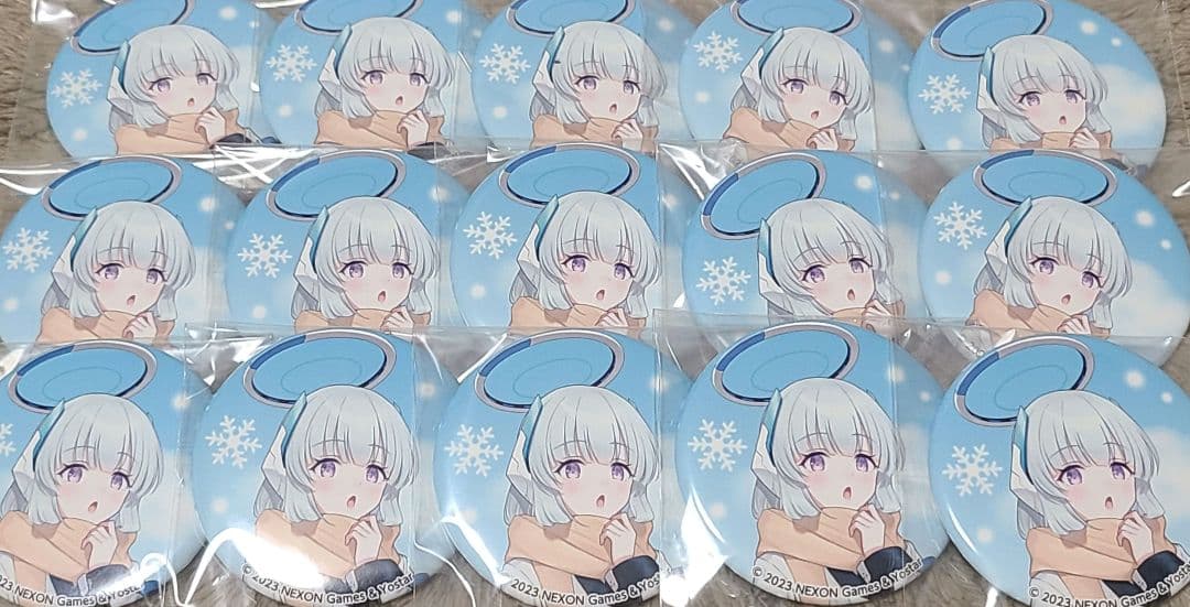 ブルーアーカイブ　ブルアカ　生塩ノア　缶バッジ15点 ブルーアーカイブ -Blue Archive- トレーディング描き下ろし缶バッジ