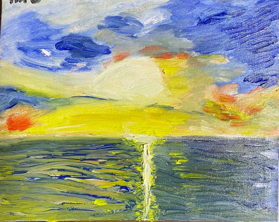 絵描きhiro C「波」 hiro C | 日本橋Art.jp | 現代アート・絵画のオンライン個展と