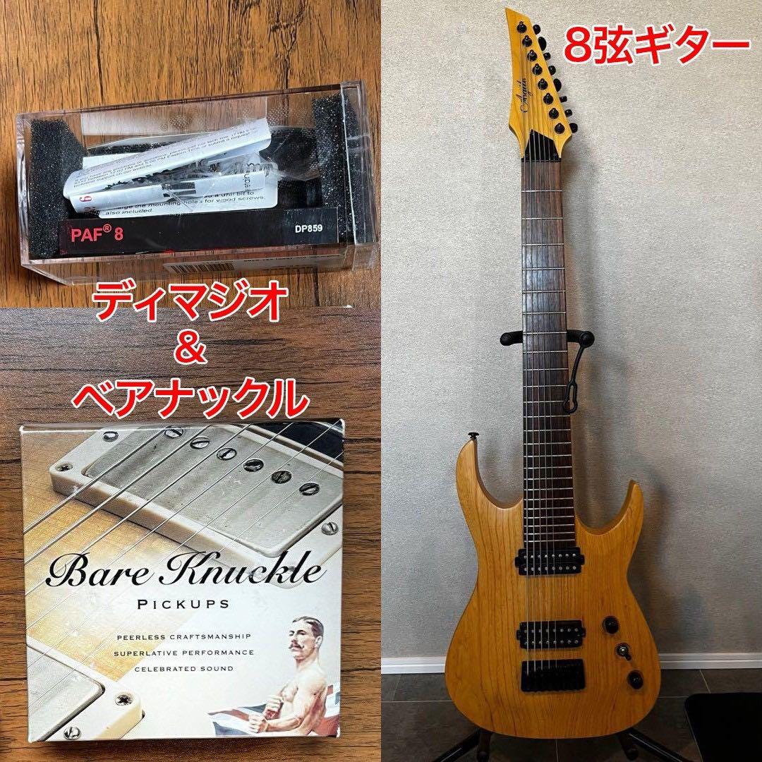 8弦ギター Agile ベアナックル&ディマジオSeptor 多弦 8弦ギター Agile ベアナックル&ディマジオSeptor 多弦