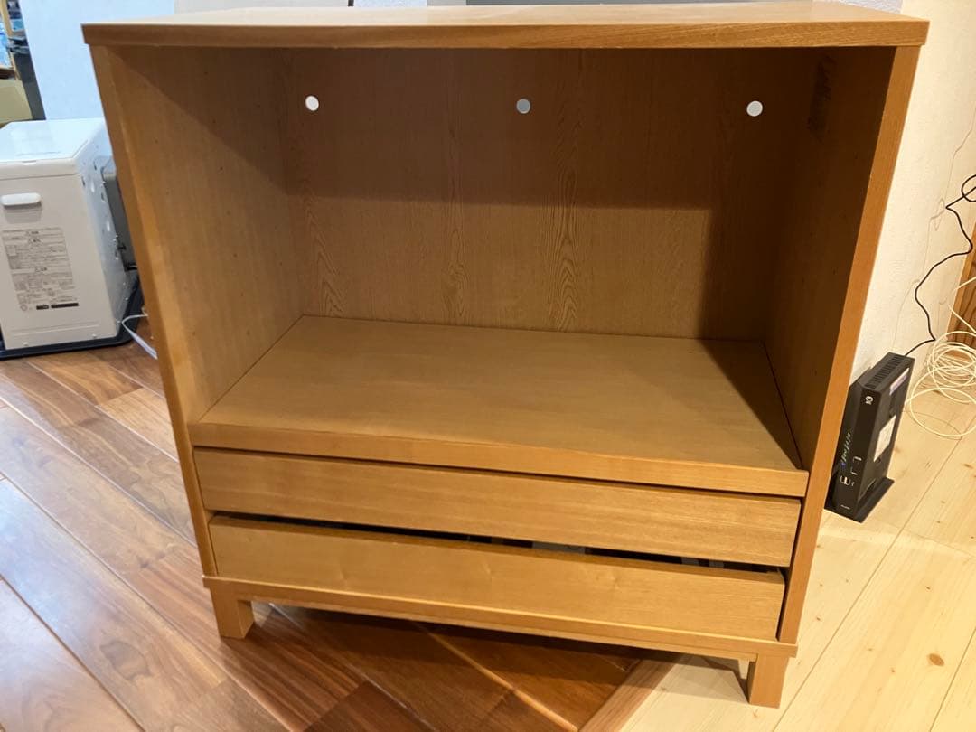 rupinasuさま専用分　★ ★格安★廃盤　無印良品　MUJI 収納棚・本棚 スタッキングシェルフセット・5段×2列・ウォールナット材 | 無印良品