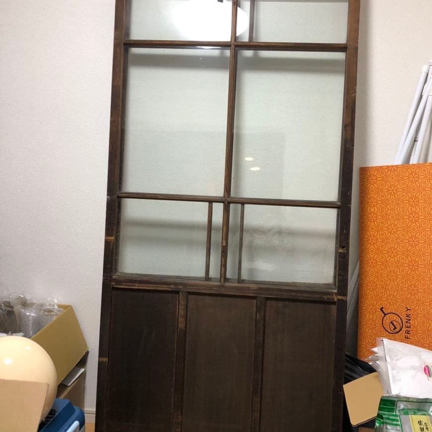 アンティーク　建具窓　2枚セット 楽天市場】▽現状販売▽ アンティーク建具 ガラス窓 2枚セット 引き戸