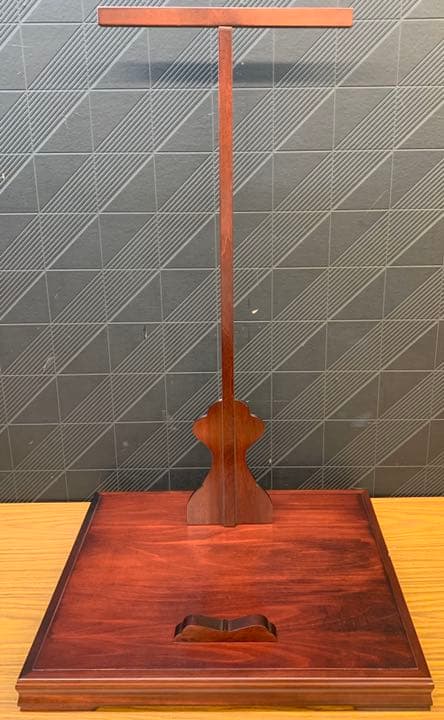 花梨塗り　特大　羽子板　飾台　台 花梨塗り 特大 羽子板 飾台 台 敷板（花台) 21㎝ 四国型 木製 国産 漆